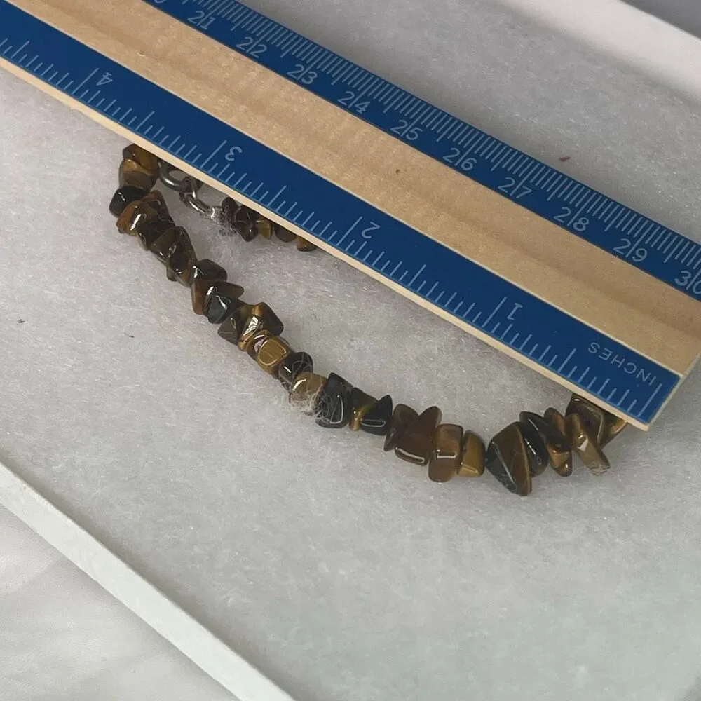 Vintage Tiger eye beaded bracelet